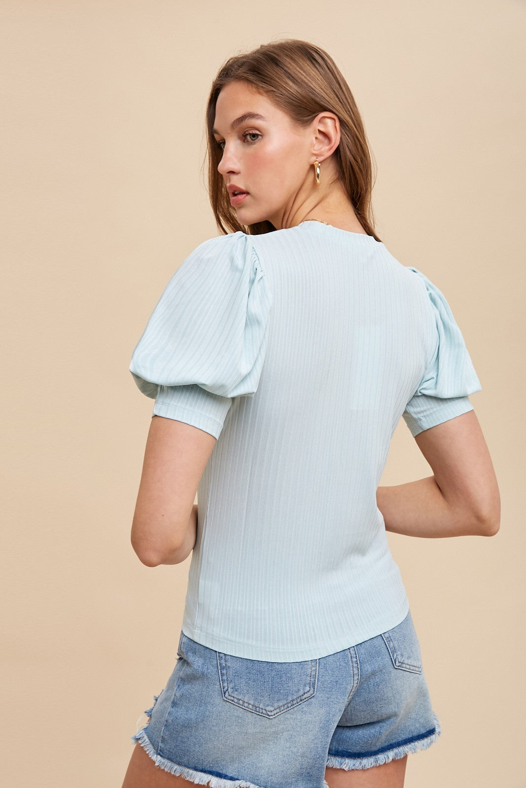 AnnieWear - Rib Puff - Sage