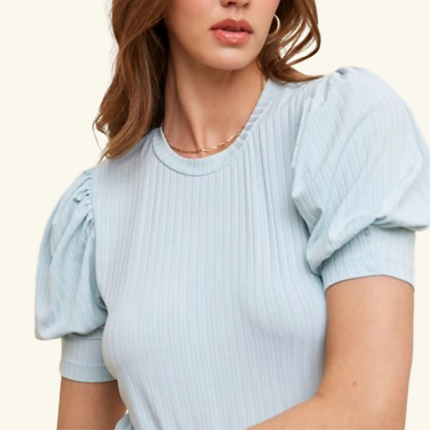 AnnieWear - Rib Puff - Sage