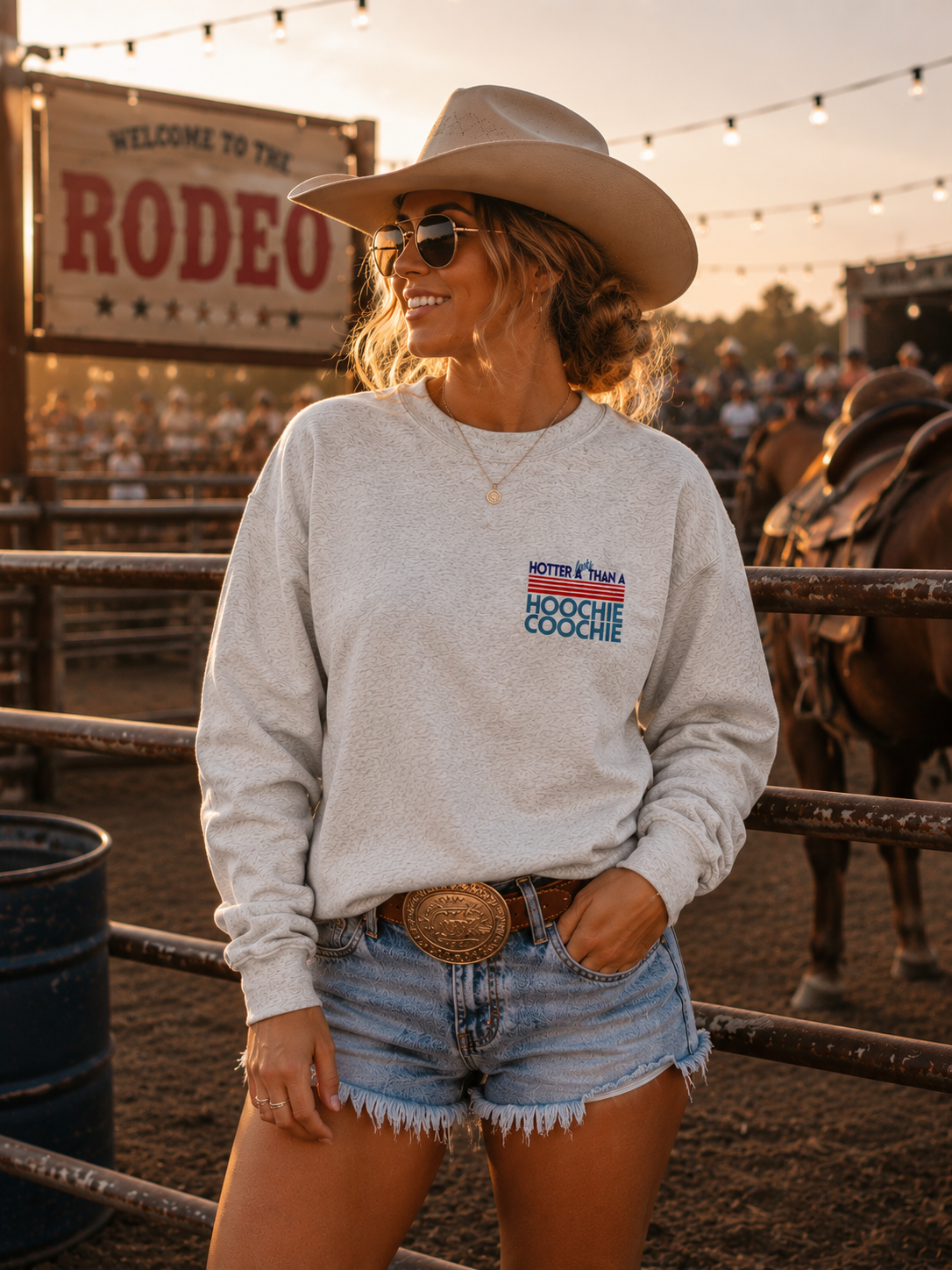 90's Country Graphic Crewneck