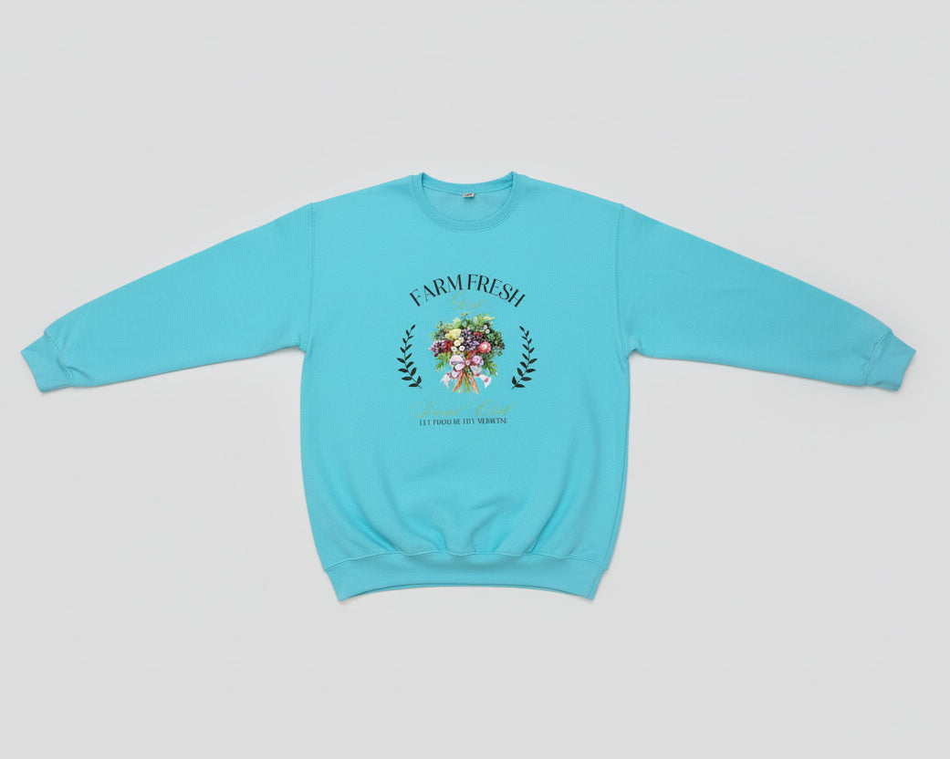 Sunday Market Vibes Graphic Crewneck