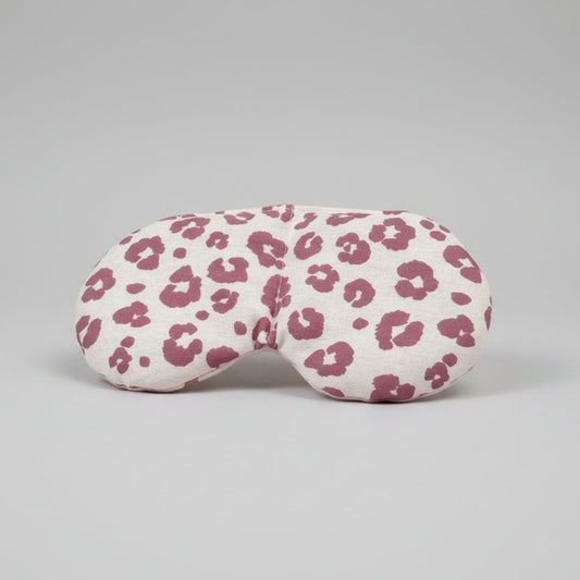 Leopard Love (Pink Edit) Flax Eye Mask