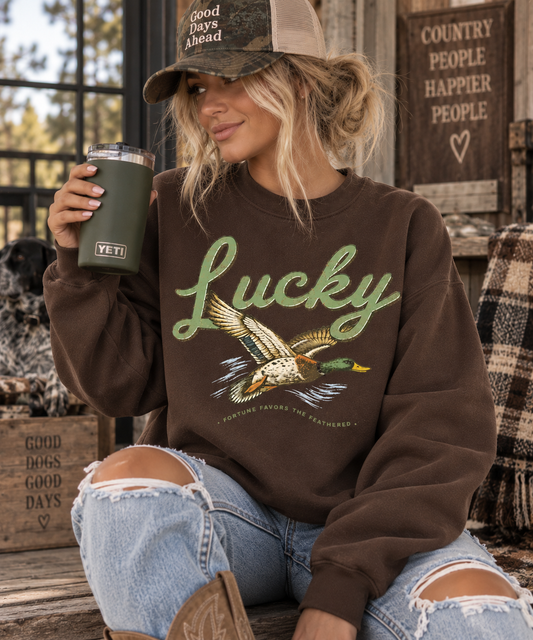 It's DUCKY Graphic Crewneck