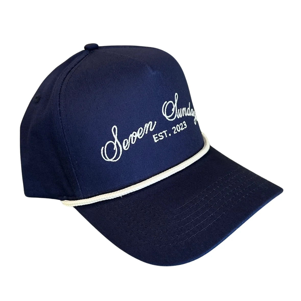 Seven Sundays Trucker Hat - Navy Blue