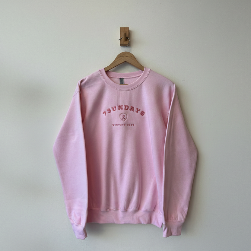 Seven Sundays Club Crewneck - Pink