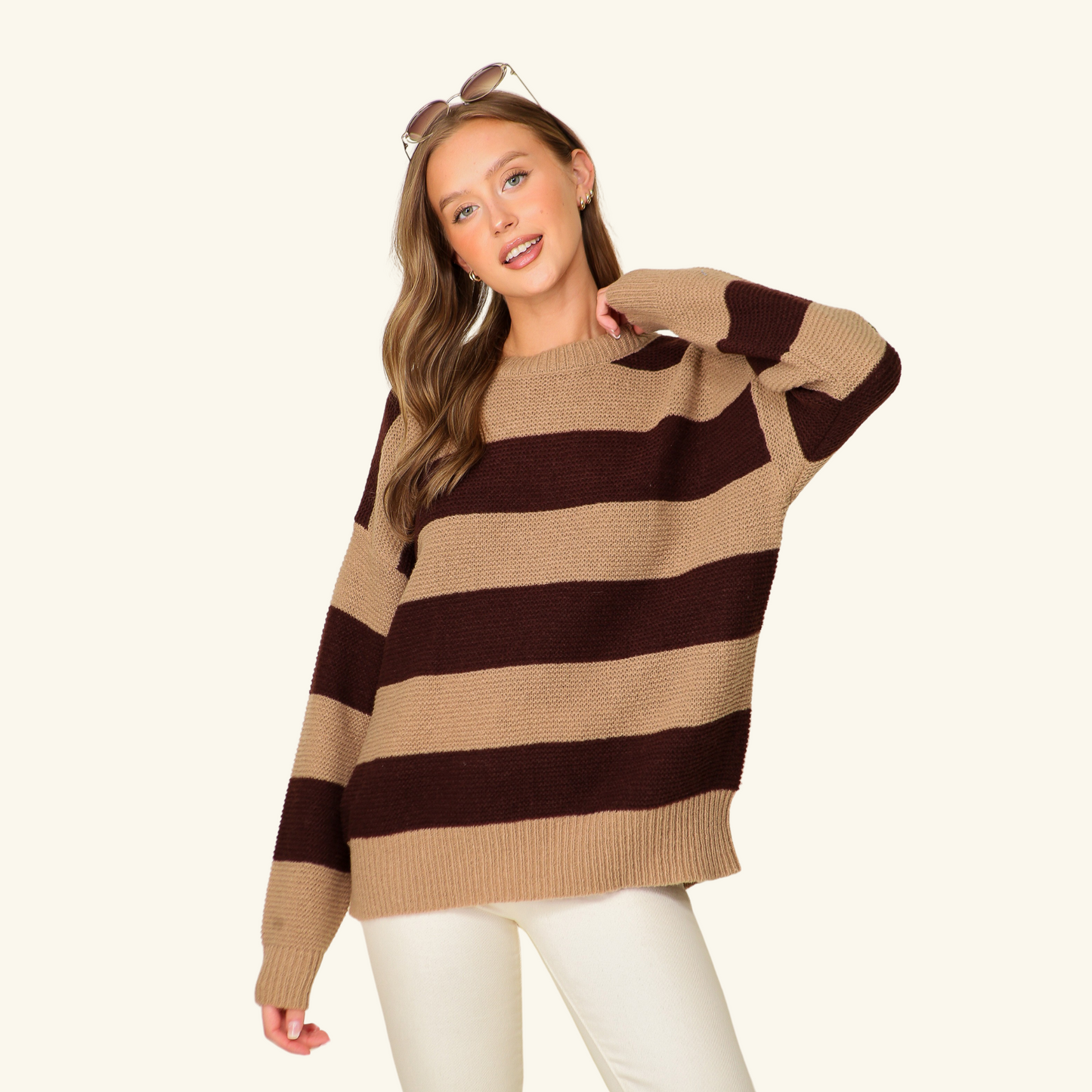 Game Day Striped Sweater