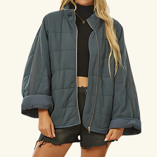 Coal Miner Quilted Bomber - Salt & Bit