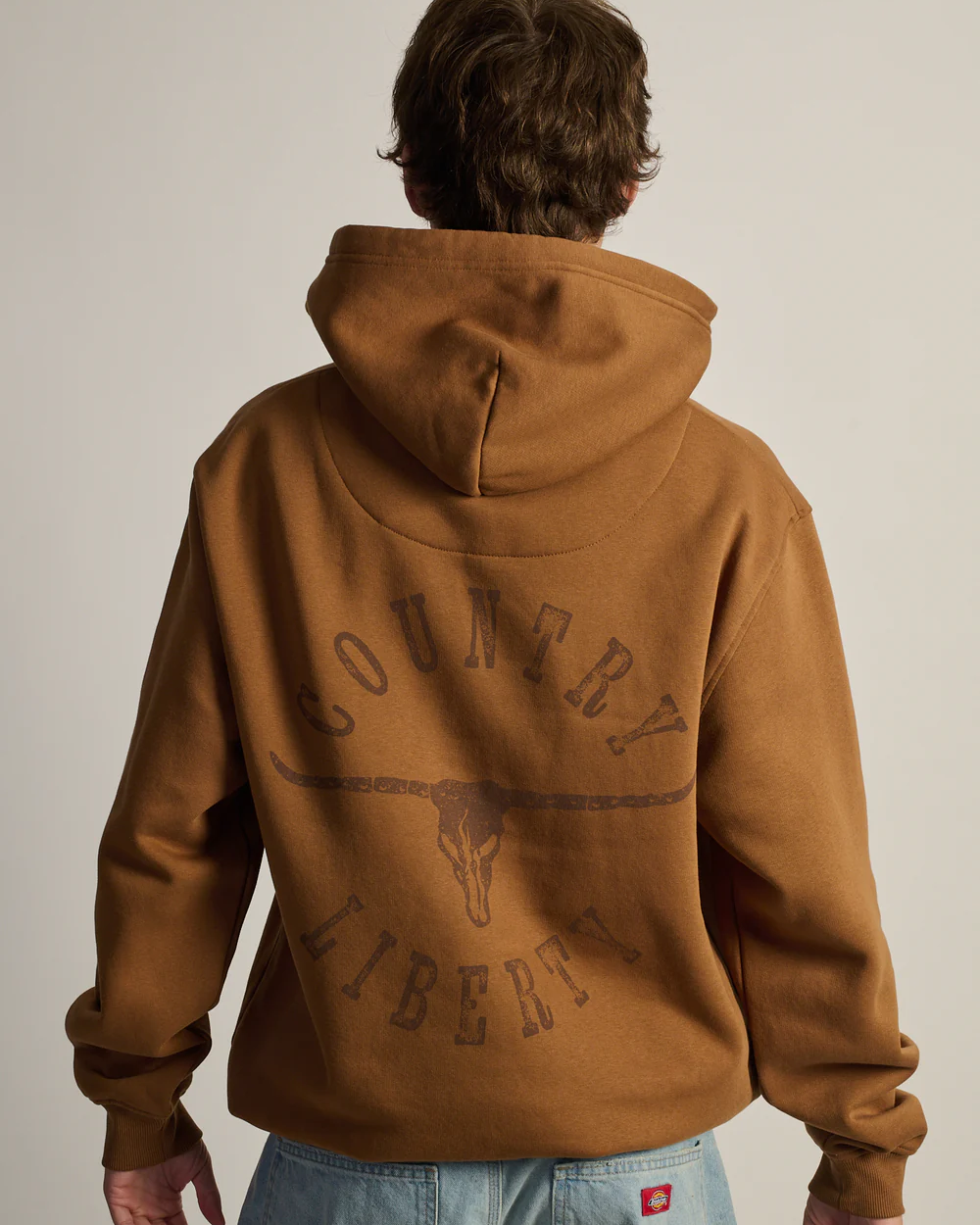 Country Liberty Brown Rebel Hoodie