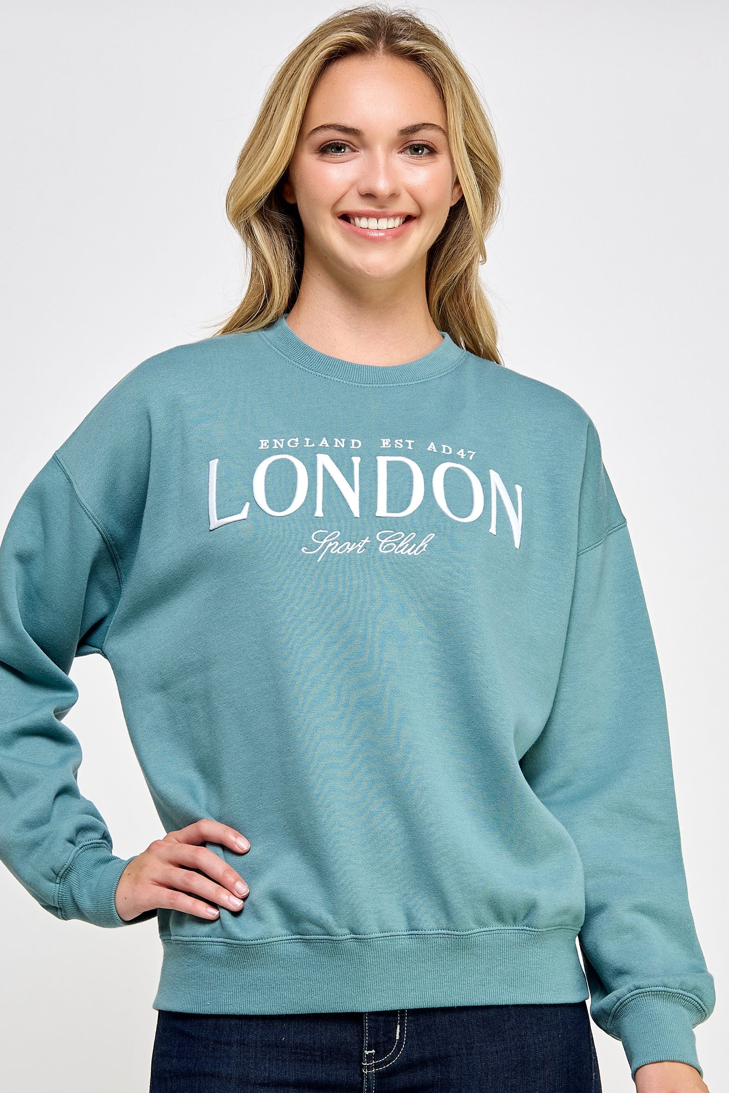 London Travels EMB Crewneck