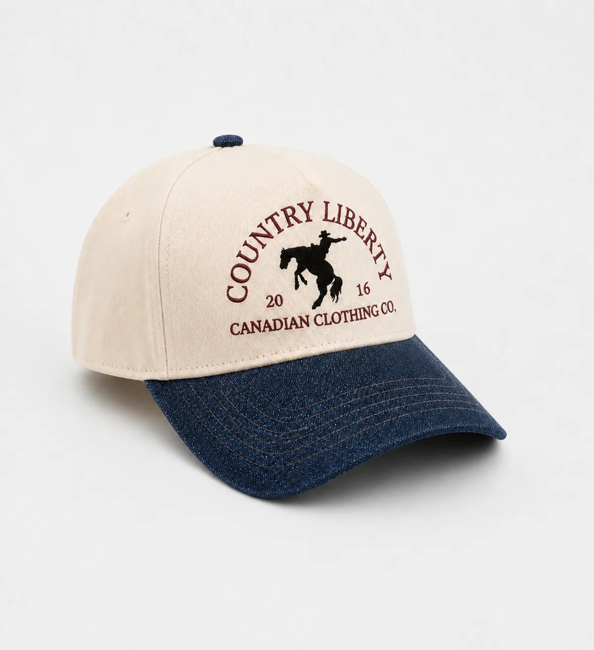 Country Liberty Natural Denim Cowboy Hat