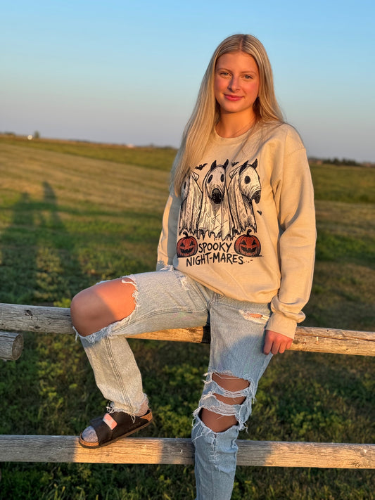 Giddy-Up & Ghost Graphic Crewneck