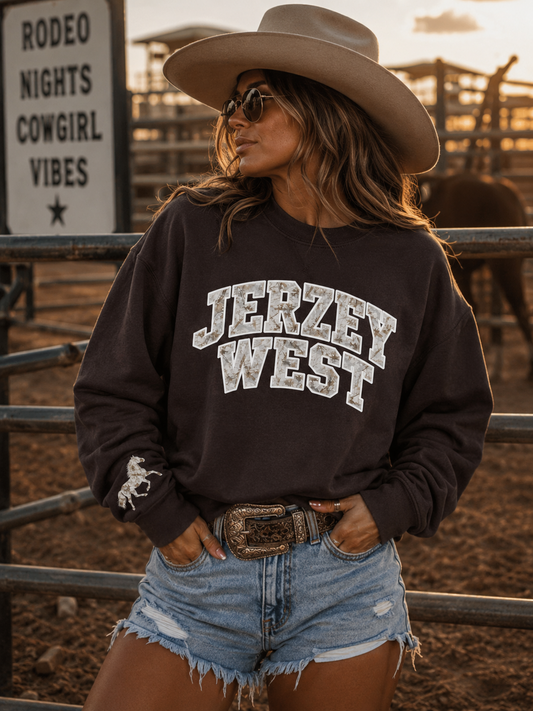Jerzey West Graphic Crewneck