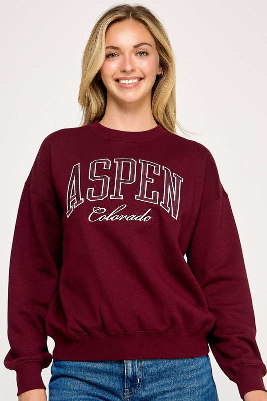 Ski Lodge Society Aspen Crewneck