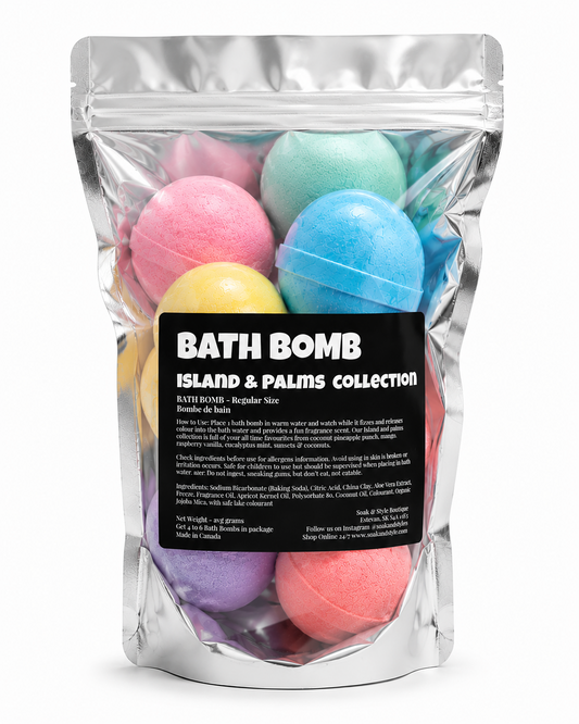 Island & Palms Bath Bomb Collection
