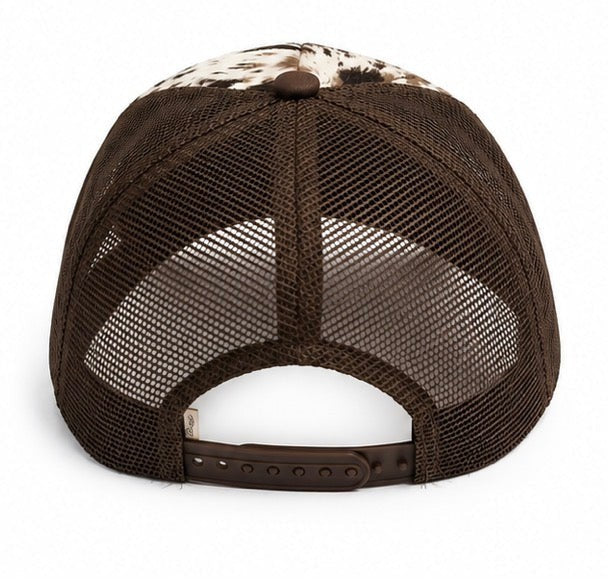 Cowboy Culture Cow Print Trucker Hat - ABN