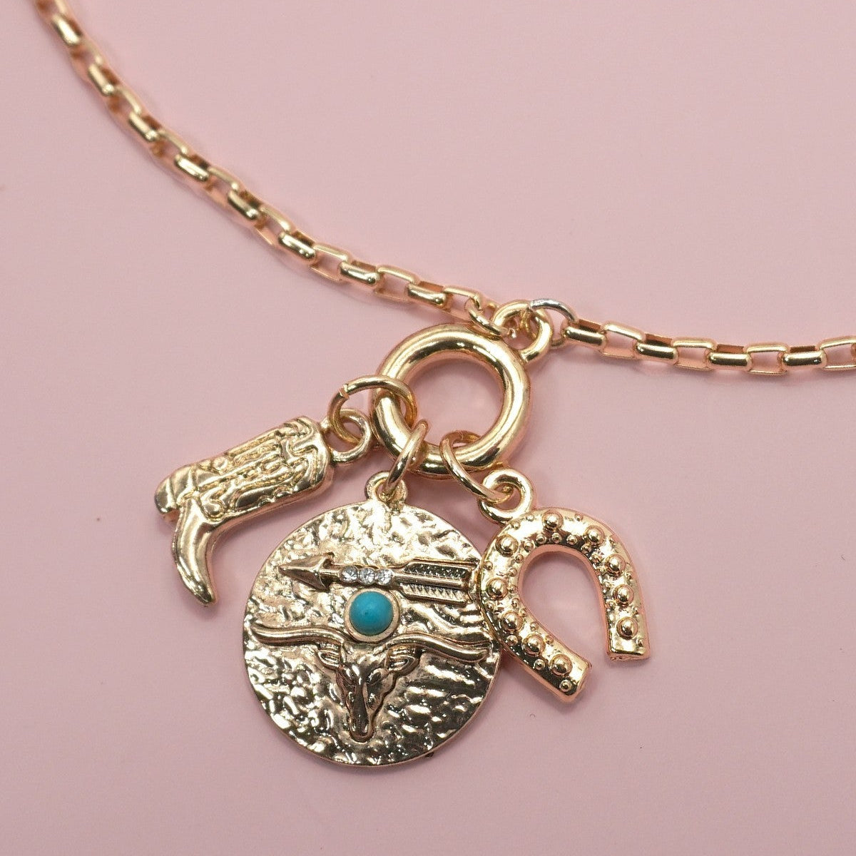 Saddle Up Charm Necklace