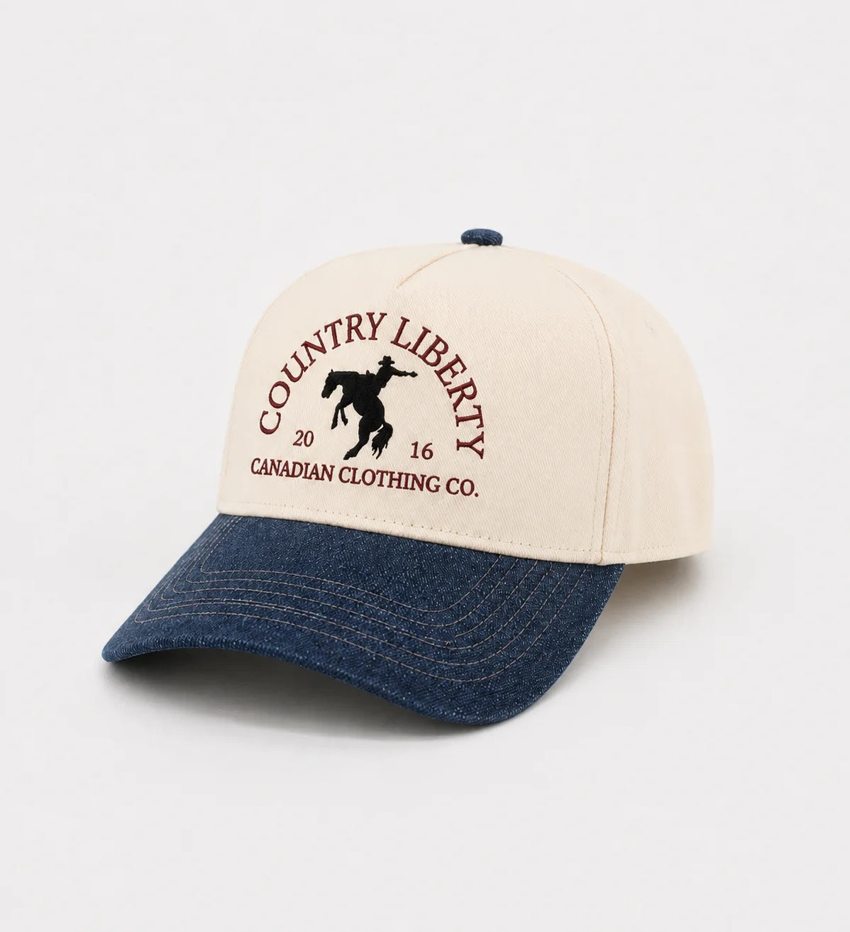 Country Liberty Natural Denim Cowboy Hat