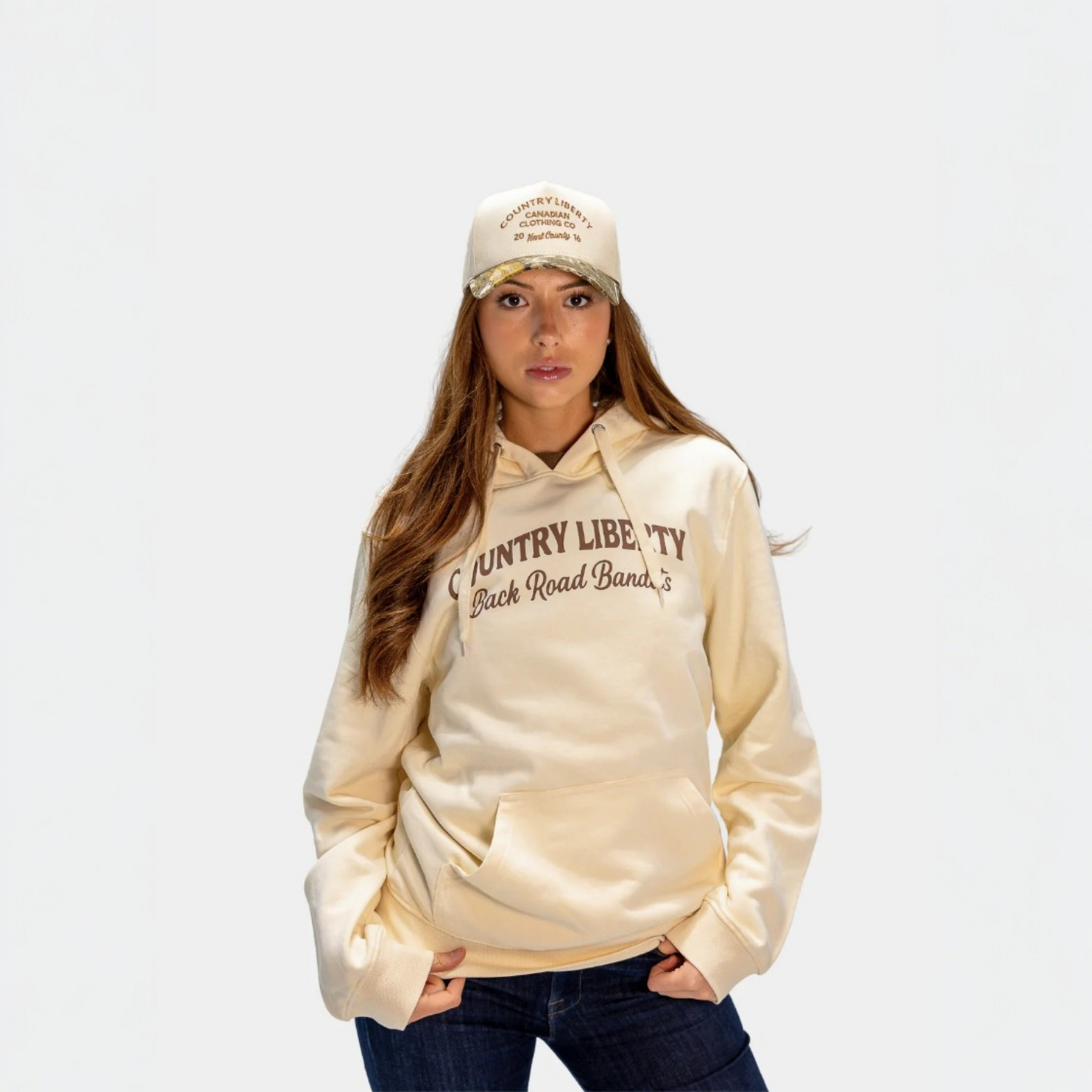 Country Liberty Natural Backroad Bandits Hoodie