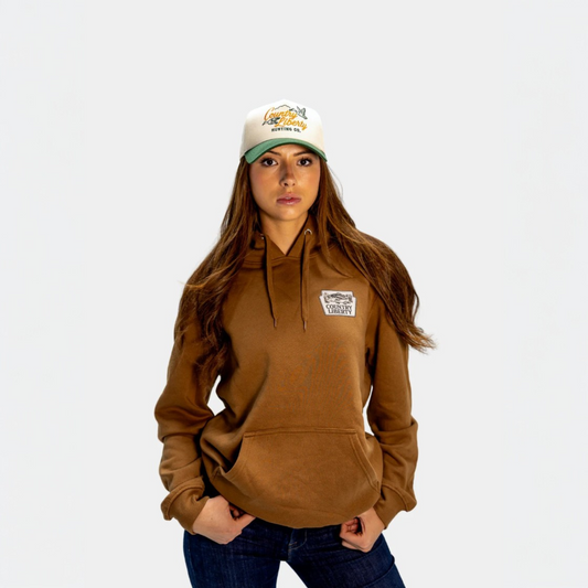 Country Liberty Brown Bottom Dweller Hoodie
