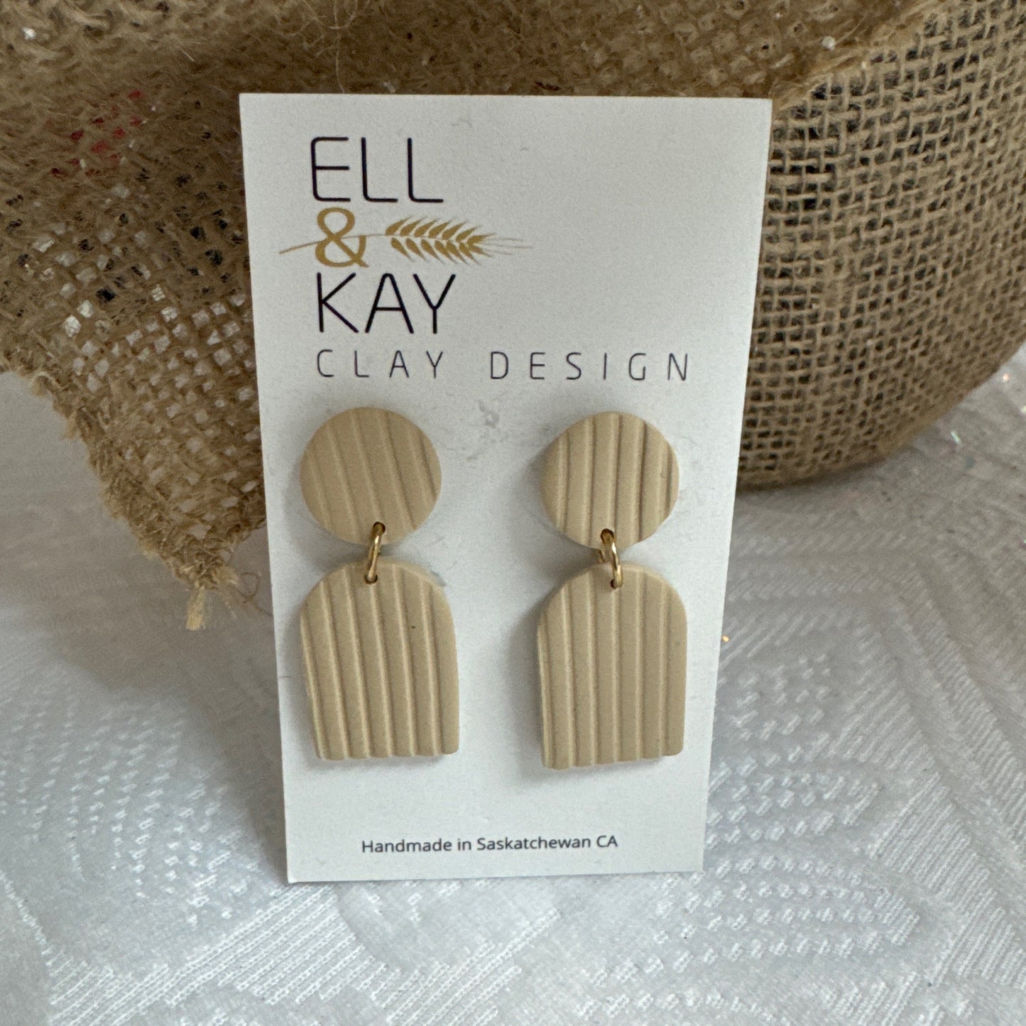 Ell & Kay Clay Designs - Stripes Earrings