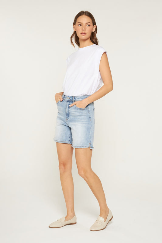 Luna High Rise Bermuda Shorts