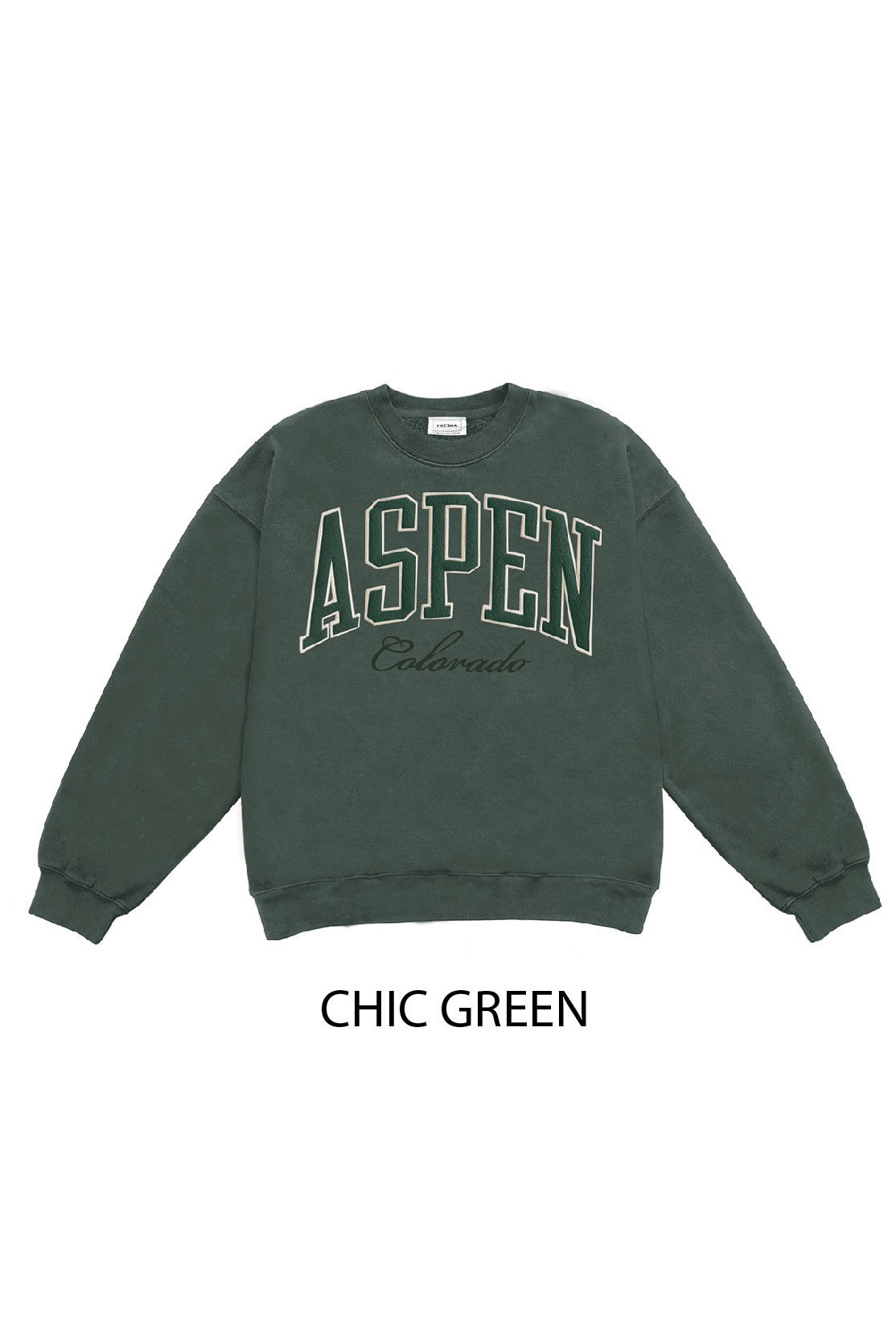 Aspen EMB Relaxed Fleece Sweatshirt