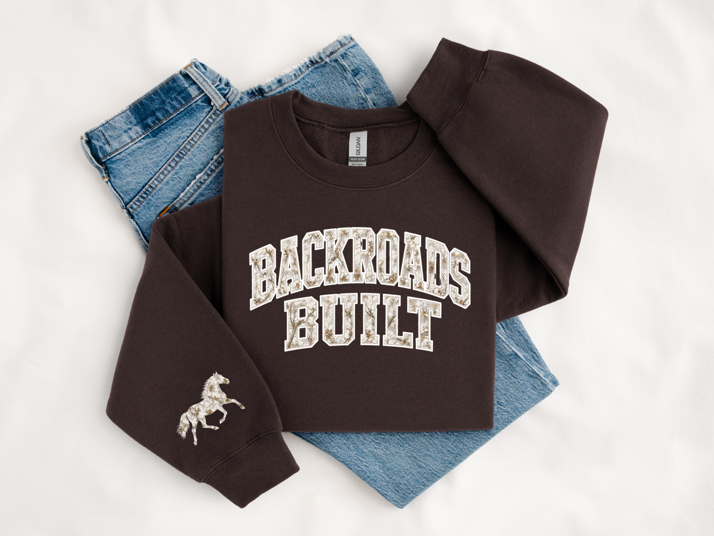 Backroads Built Graphic Crewneck