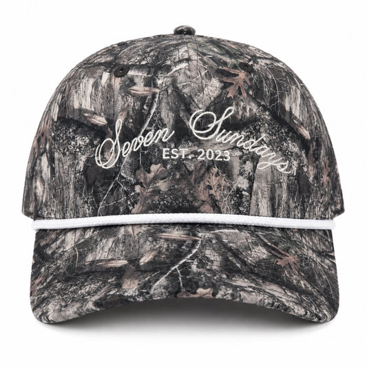 Seven Sundays Trucker Hat - Full Light Camo