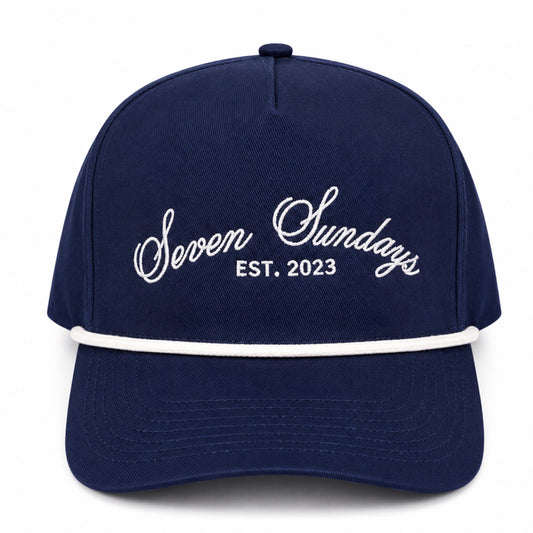 Seven Sundays Trucker Hat - Navy Blue