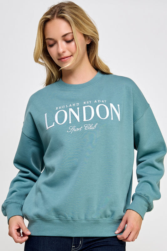 London Travels EMB Crewneck