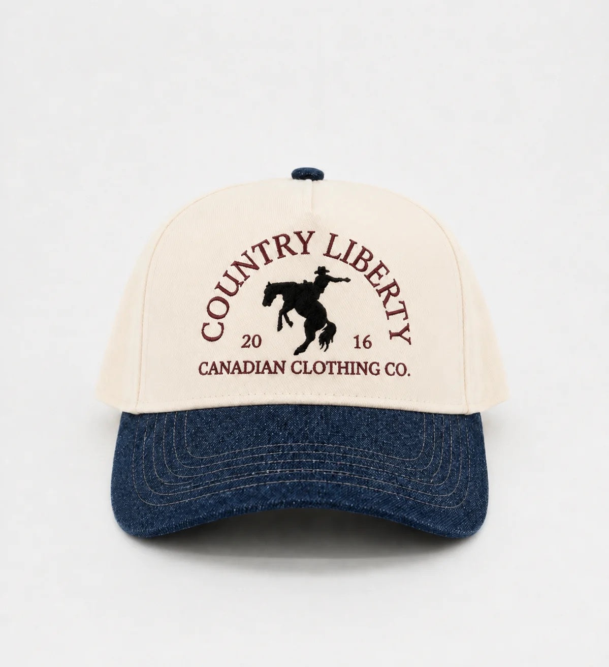 Country Liberty Natural Denim Cowboy Hat