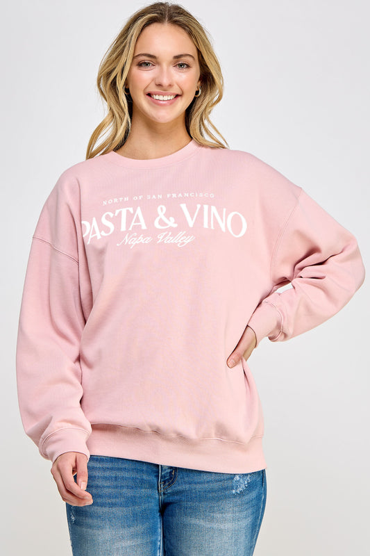 Pasta & Vino Napa Valley Crewneck