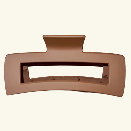 Hair Claw Clip - XL - Mocha Brown