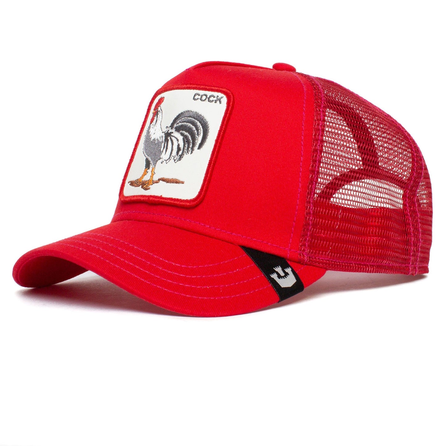 Crimson Rebel Rooster Trucker Hat