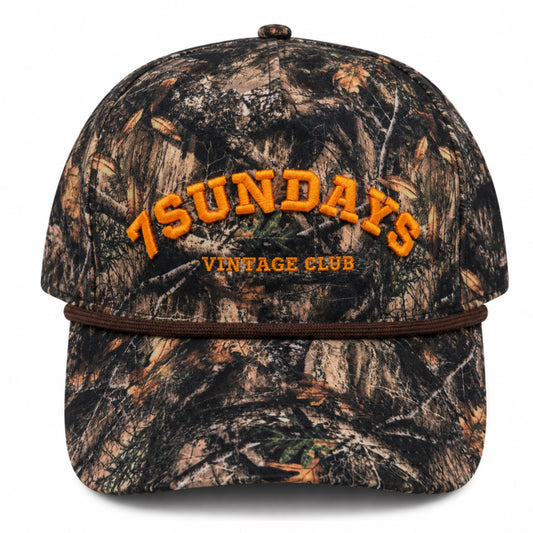 Seven Sundays Trucker Hat - Full Dark Camo
