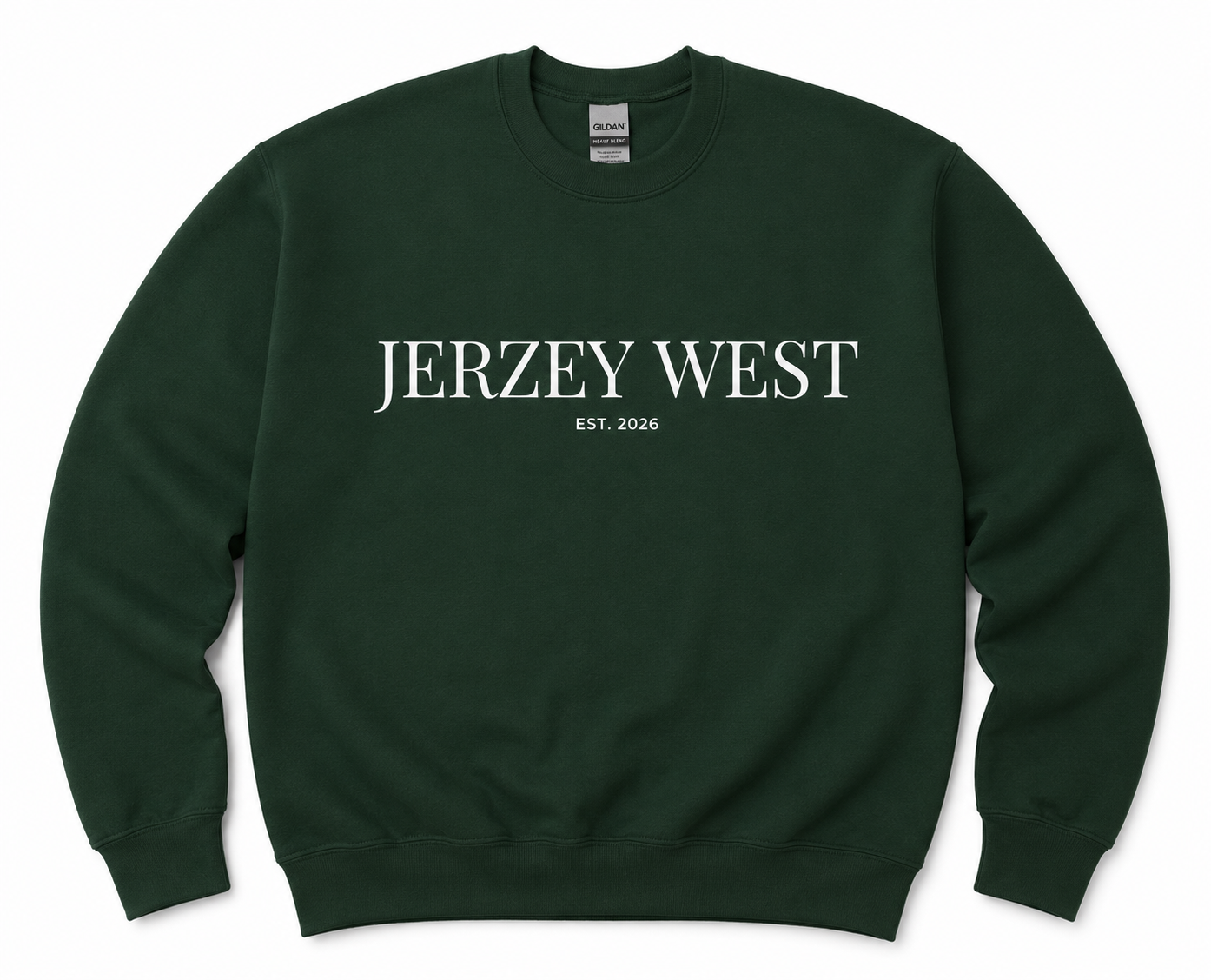 Jerzey West Graphic Crewneck - Hunter Green