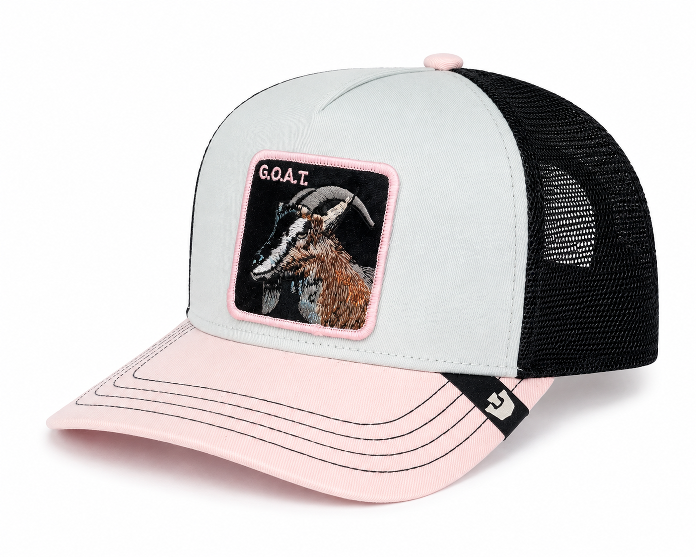 Goorin Bros Trucker Hat - Pink/Natural