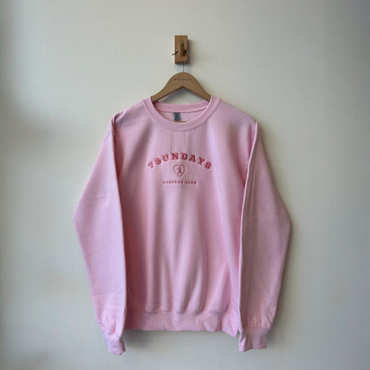 Seven Sundays Club Crewneck - Pink