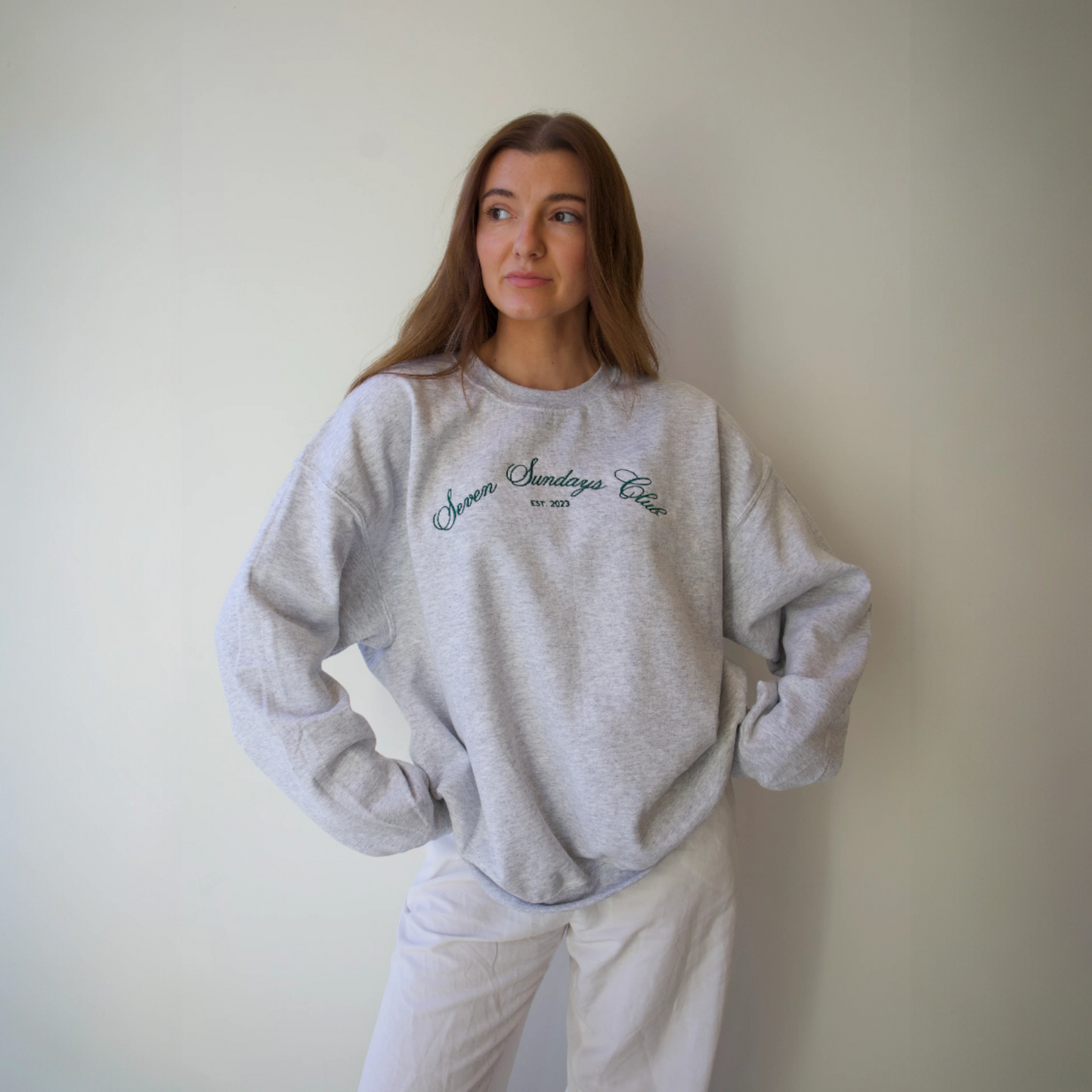 Seven Sundays Crewneck - Grey