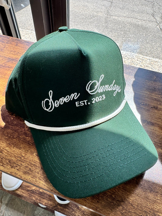 Seven Sundays Trucker Hat - Hunter Green