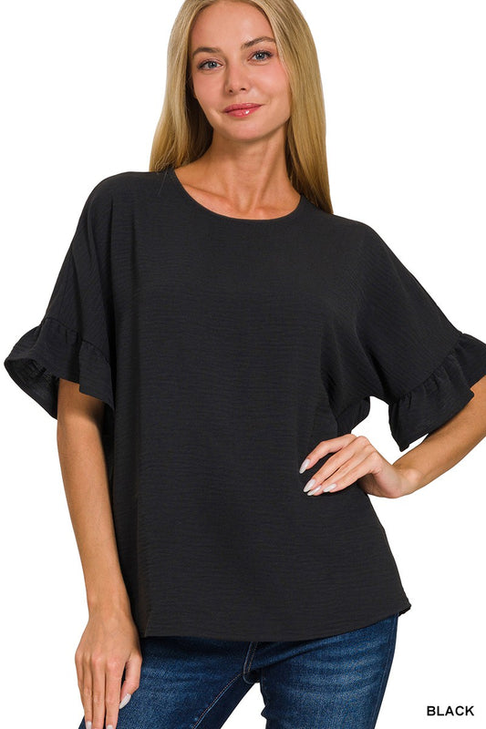 Lucy Woven Airflow Top