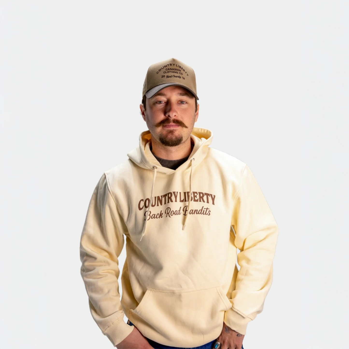 Country Liberty Natural Backroad Bandits Hoodie
