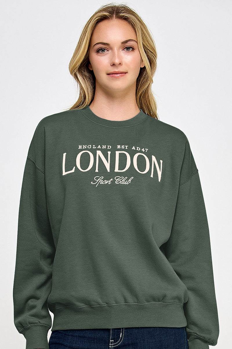 London Travels EMB Crewneck