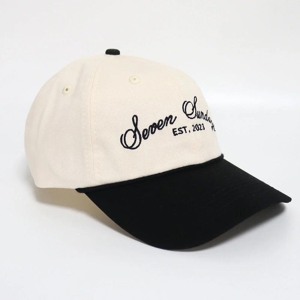 Seven Sundays Dad Hat - Black Beak