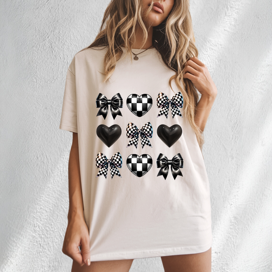 Checked With Love Tee