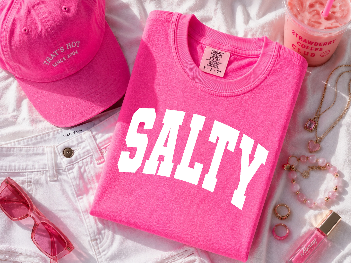 SALTY Neon Vibes Graphic Tee
