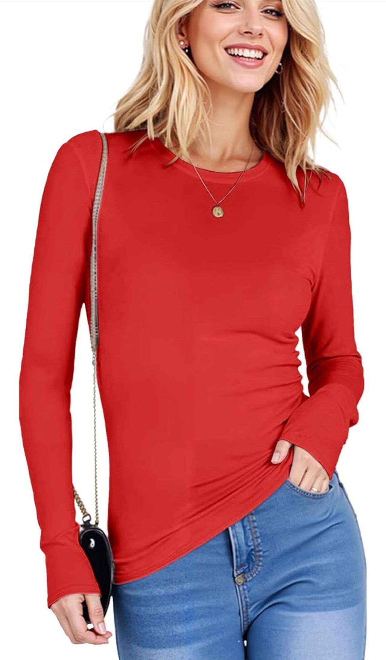 The Scarlet Muse Ribbed Long Sleeve