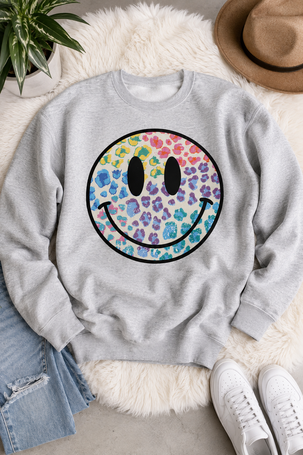 Wildly Happy Graphic Crewneck