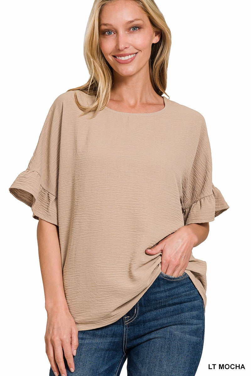 Lucy Woven Airflow Top