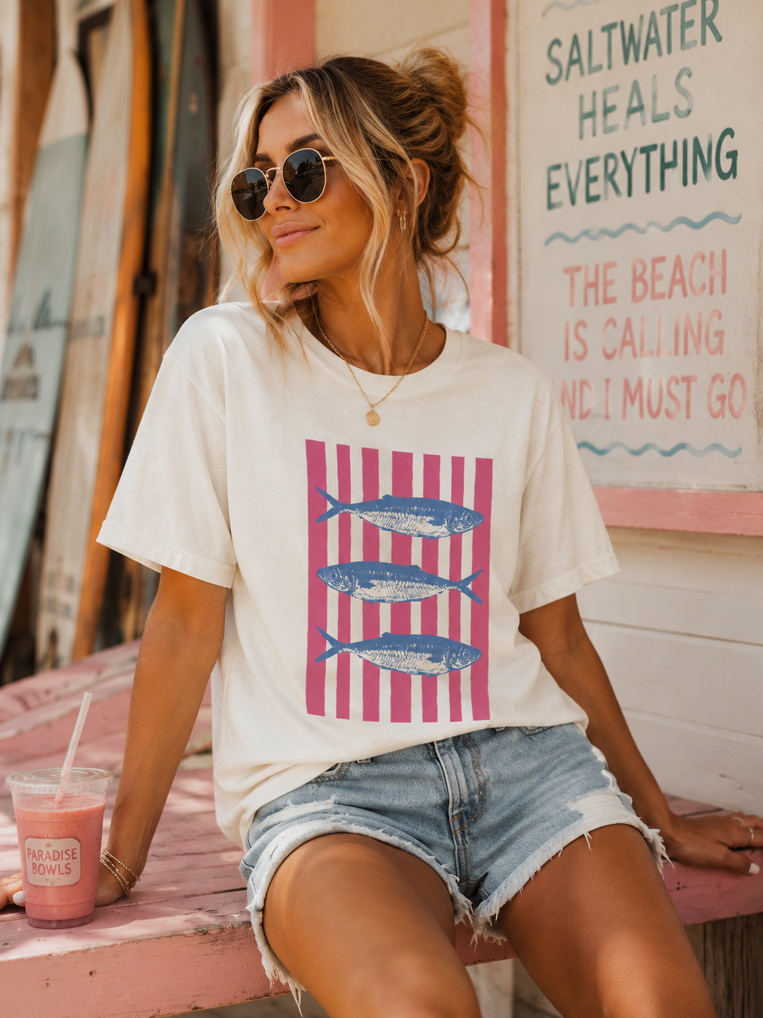 Coastal Catch Graphic Tee
