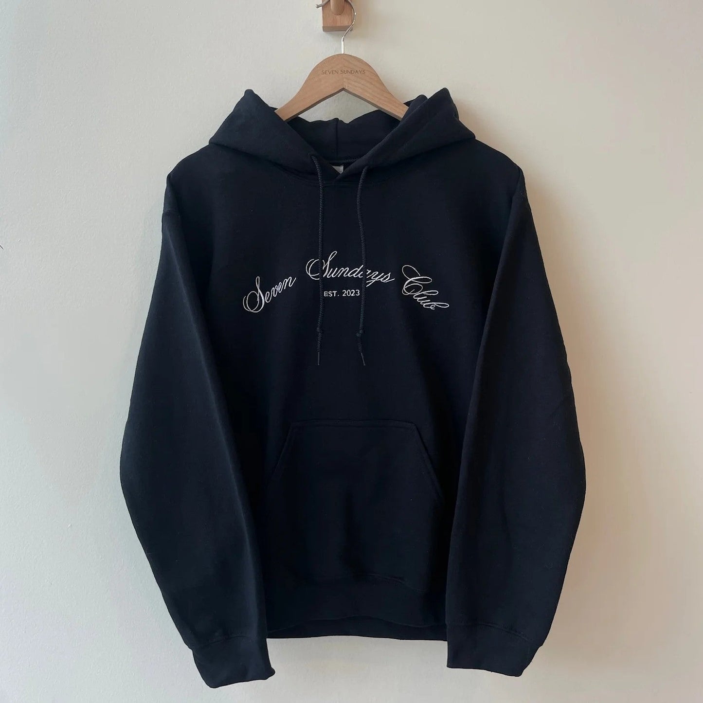 Seven Sundays Hoodie - Black